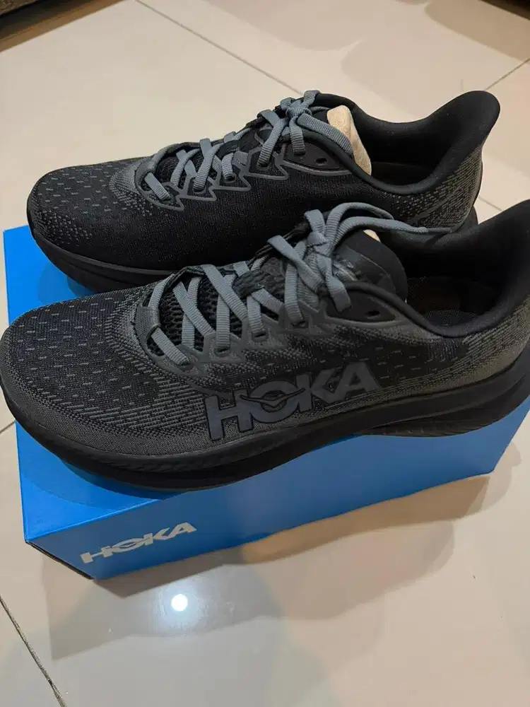 Sepatu hoka M mach 6 black
