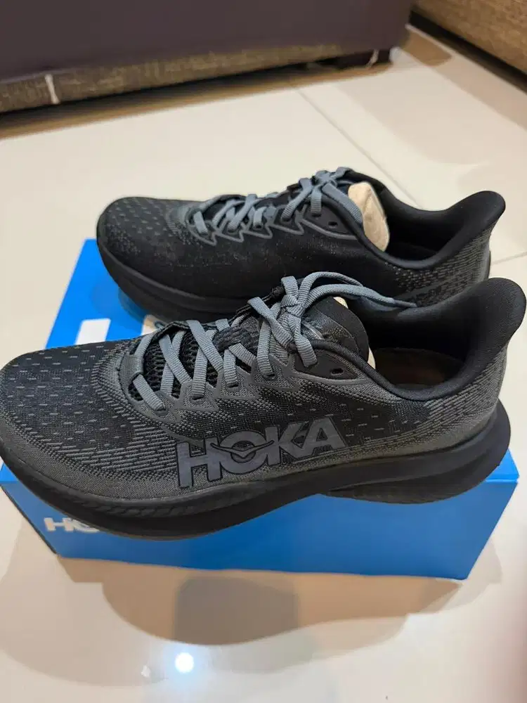 Sepatu hoka M mach 6 black