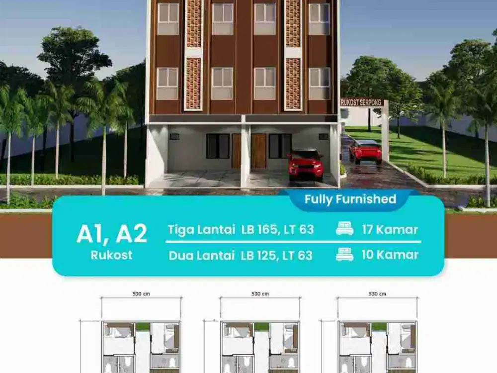 jual kost baru 6 kamar dekat kampus unpam 2 Buaran serpong tangsel hana kost