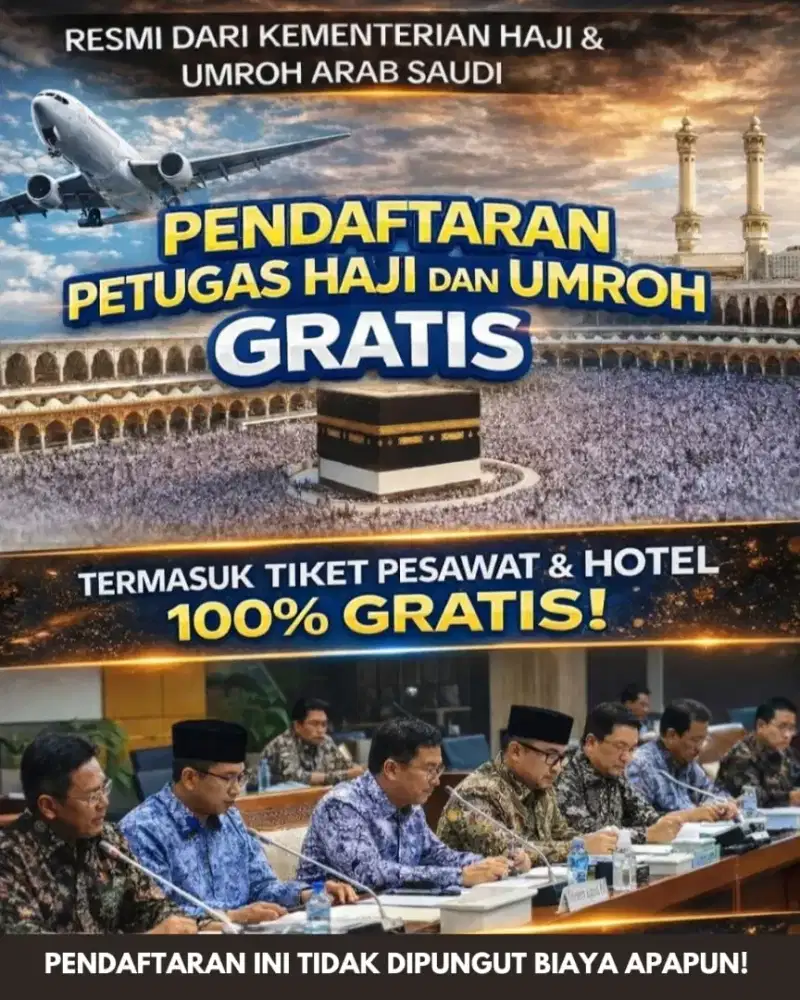 Pendaftaran Petugas Haji Dan Umroh