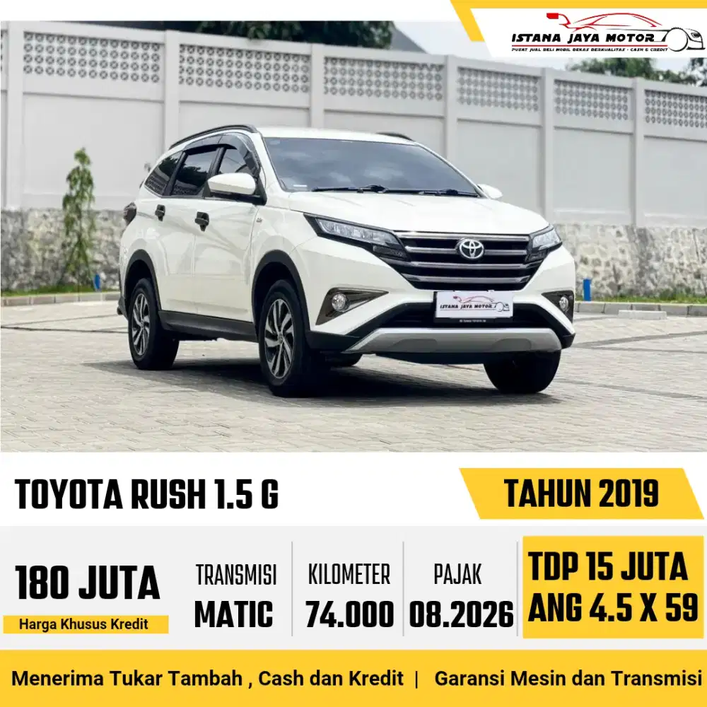 TOYOTA RUSH 1.5 G 2019