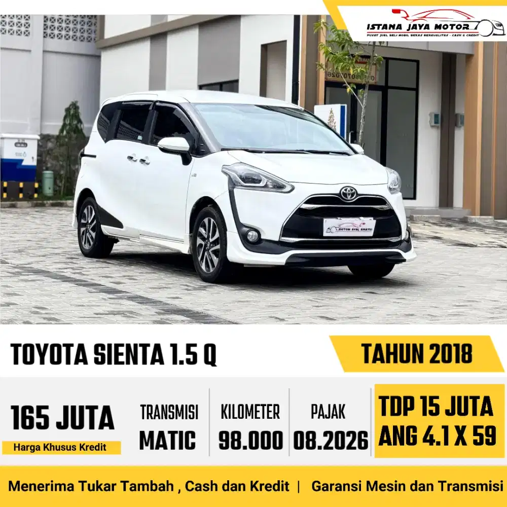 TOYOTA SIENTA 1.5 Q CVT 2018