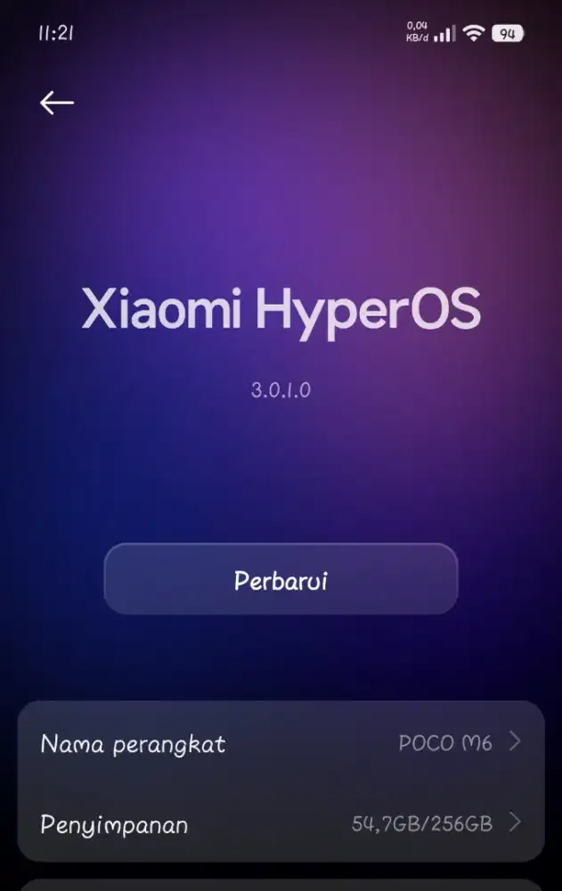 Poco m6 second like new