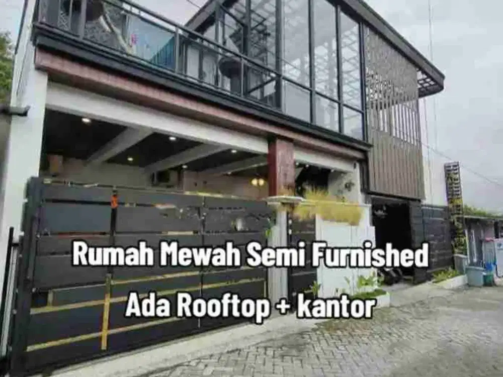 Dijual Murah Rumah Kantor 4lantai+Rooftoop Dkt Kampus UIN Pajangan Bantul Jogja.TERBAIK