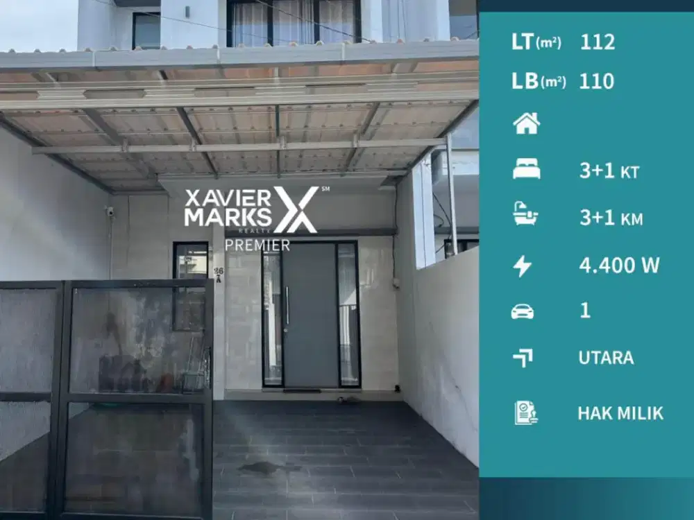 Dijual Rumah Furnish Minimalis Modern di Lebak Arum Surabaya Timur