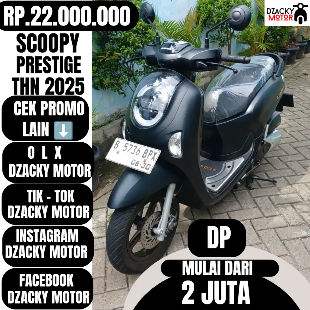 SCOOPY PRESTIGE 2025 SECOND LIKE NEW