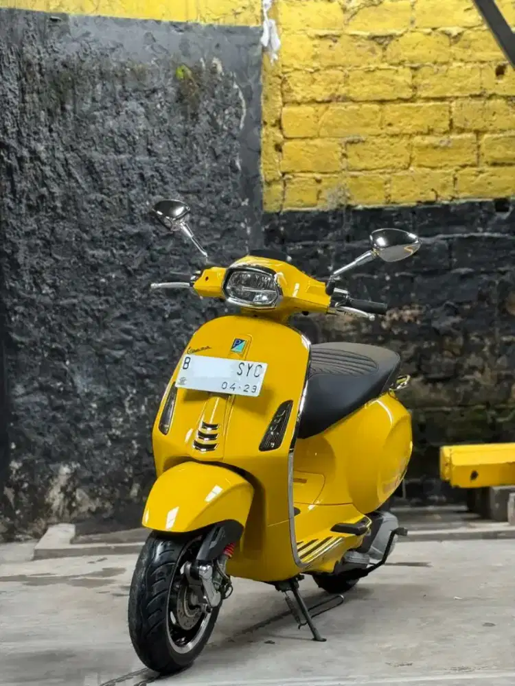 Dijual Cepat!!! Vespa Sprint 150 ABS 2024 low Km ,Lx,S,Primavera,GTS