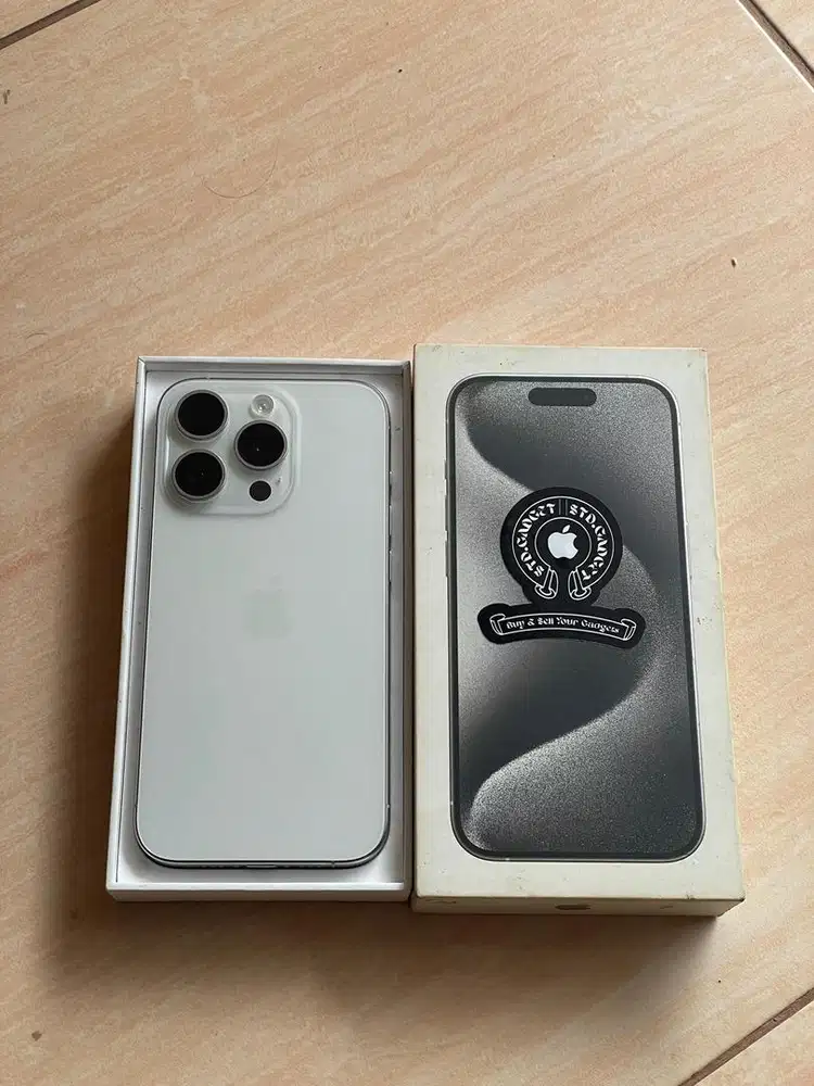iphone 15 pro resmi ibox 128 GB
