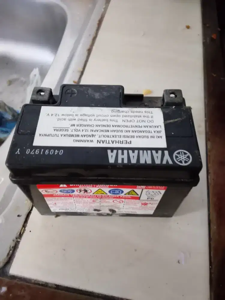 Aki kering motor masih bagus tinggal pakai