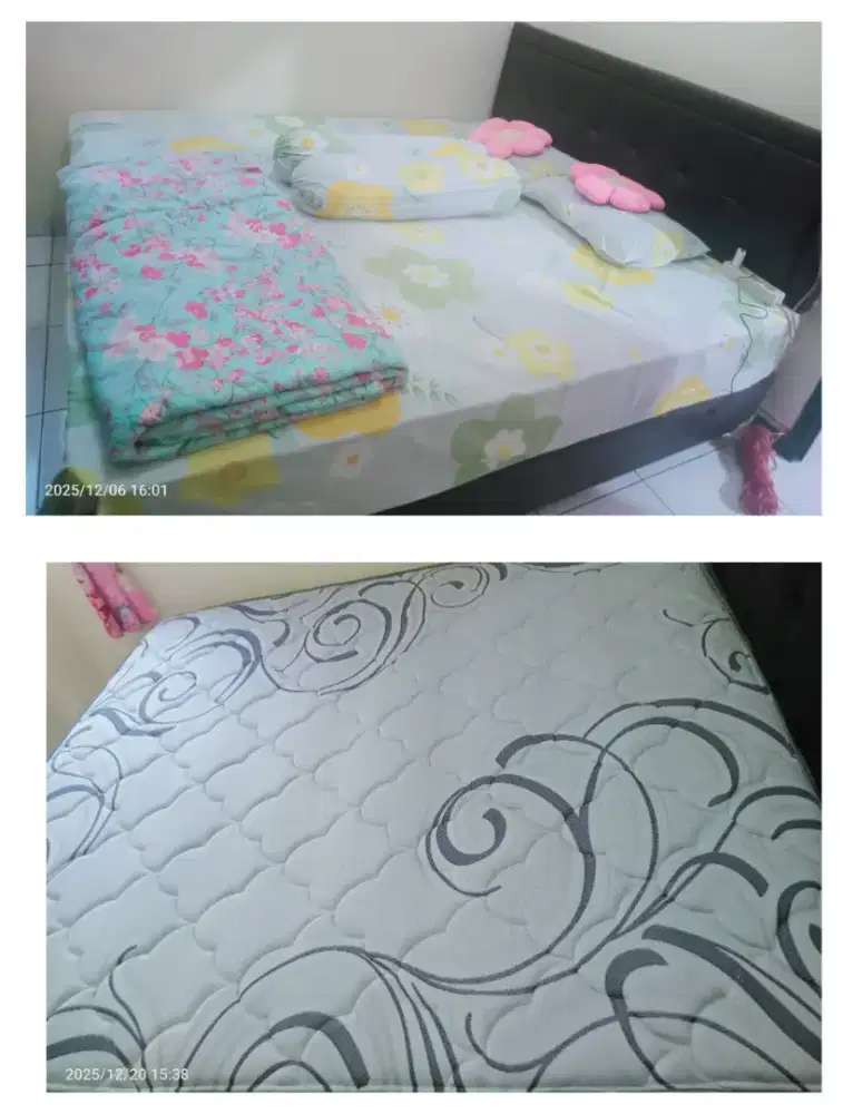 1 paket (dipan + kasur kingsize)