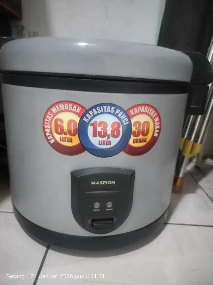 Maspion magic com kapasitas 13.8 liter