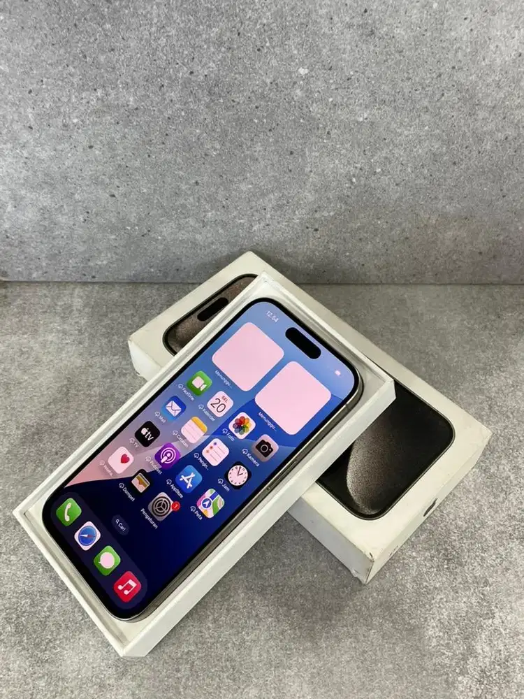iPhone 15 Pro 128GB Natural Titanium iBox Fullset