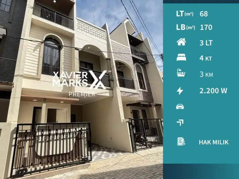 Rumah 3 Lt Dekat UB dan Suhat di Ikan Ikan Lowokwaru Malang