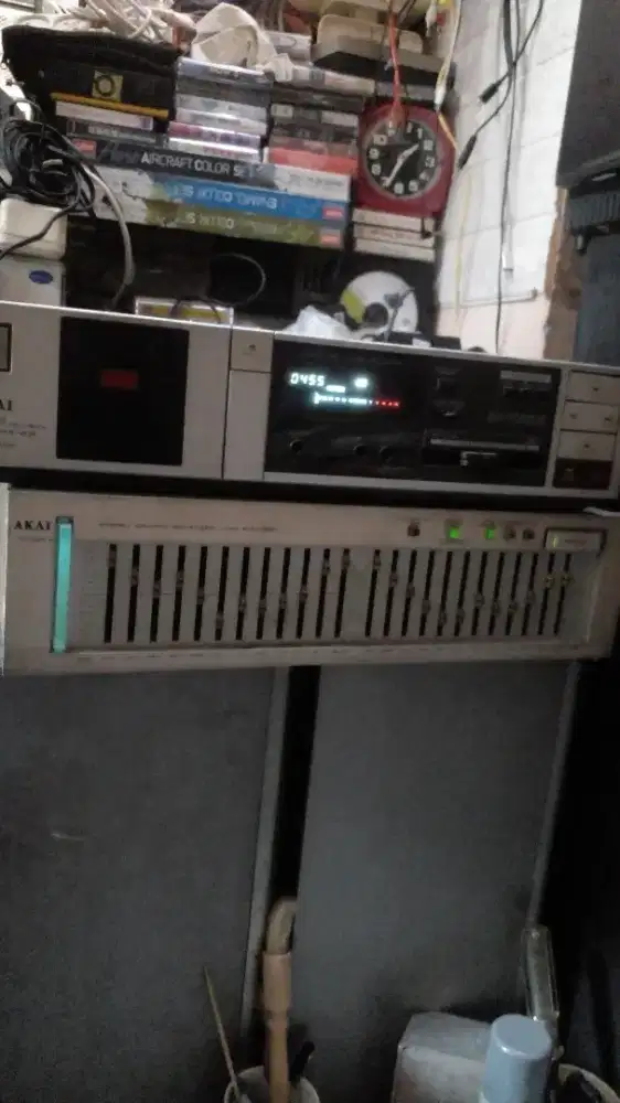 Akai Equalizer EA G 90 dan tape deck akai HX A3