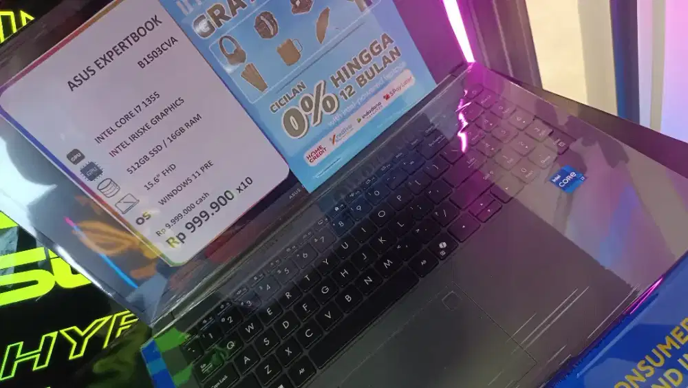 ASUS EXPERTBOOK DENGAN CICILAN 0 % HOMECREDIT