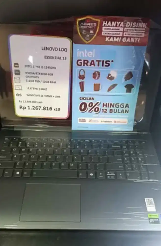 LENOVO LOQ ESSENTIAL 15 DENGAN CICILAN 0 % HOMECREDIT