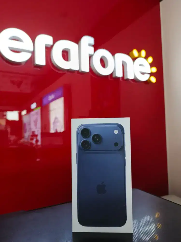 Stok terbatas iPhone 17 pro max Deep blue 256 bisa cicilan tanpa dp