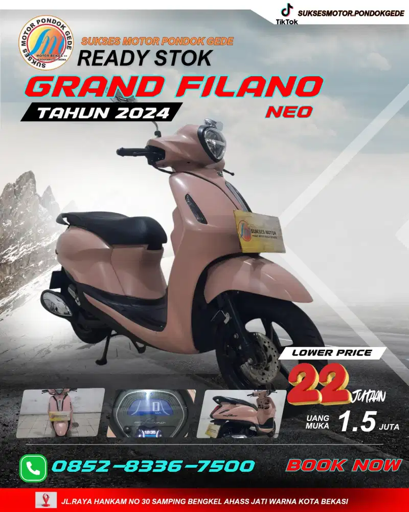 YAMAHA GRAND FILANO NEO TAHUN 2024 WARNA FAVORIT