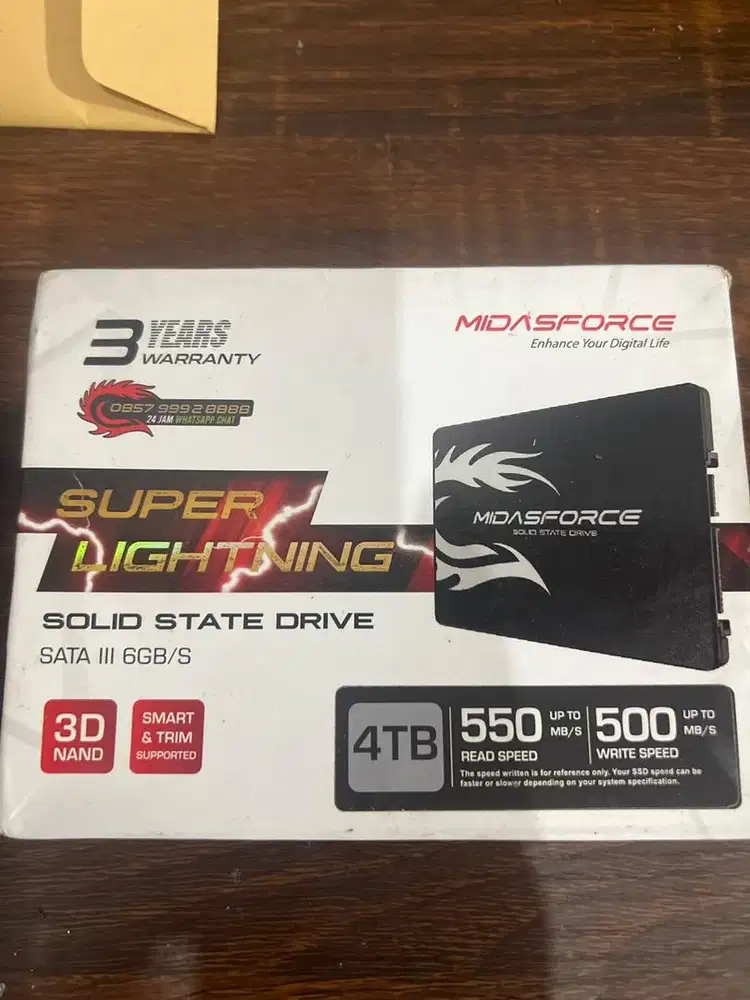 SSD sata Midasforce super lighting 4TB