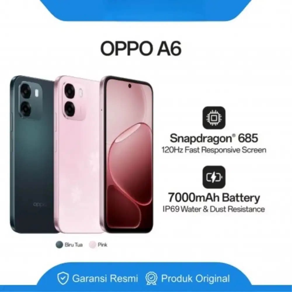 OPPO A6 8/128GB BISA KREDIT SYARAT KTP SAJA