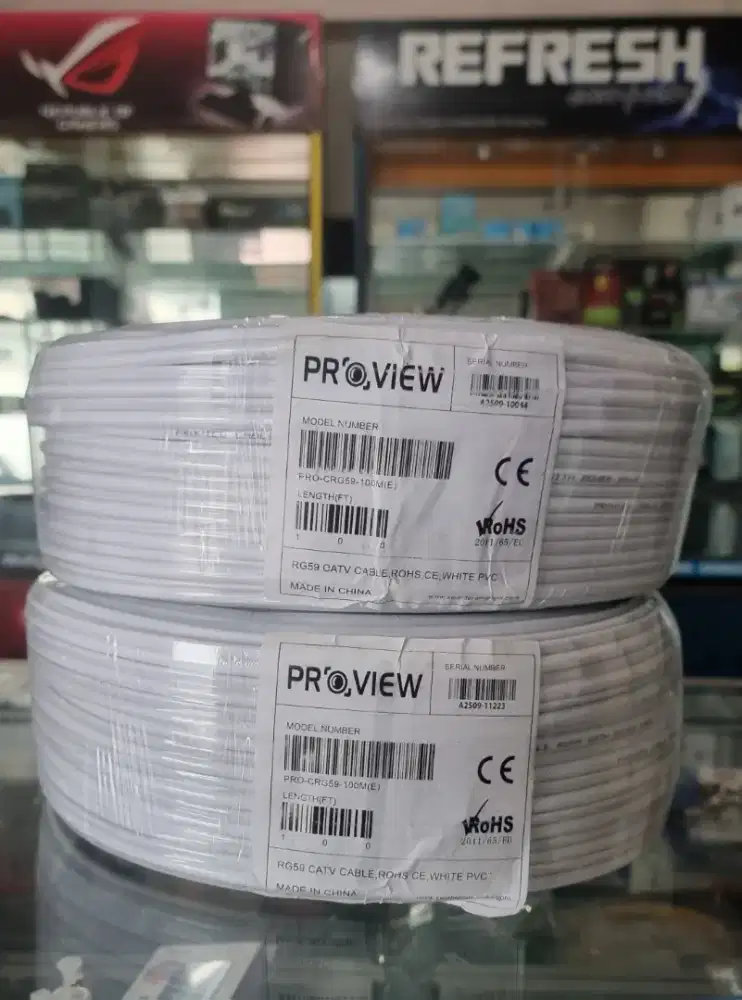 Kabel coaxial Rg59+power CCTV 100m -PROVIEW