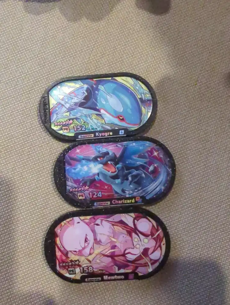 Pokemon mezastar kyoger charizard mewtwo