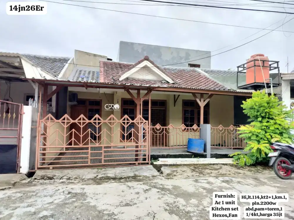 Disewakan Rumah Harapan Indah – Akses Mudah ke Harapan Indah & Fasilitas Lengkap (13721 ER)