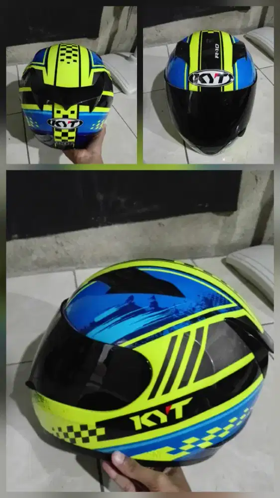 Helm kyt hanya di pake sebentar saja