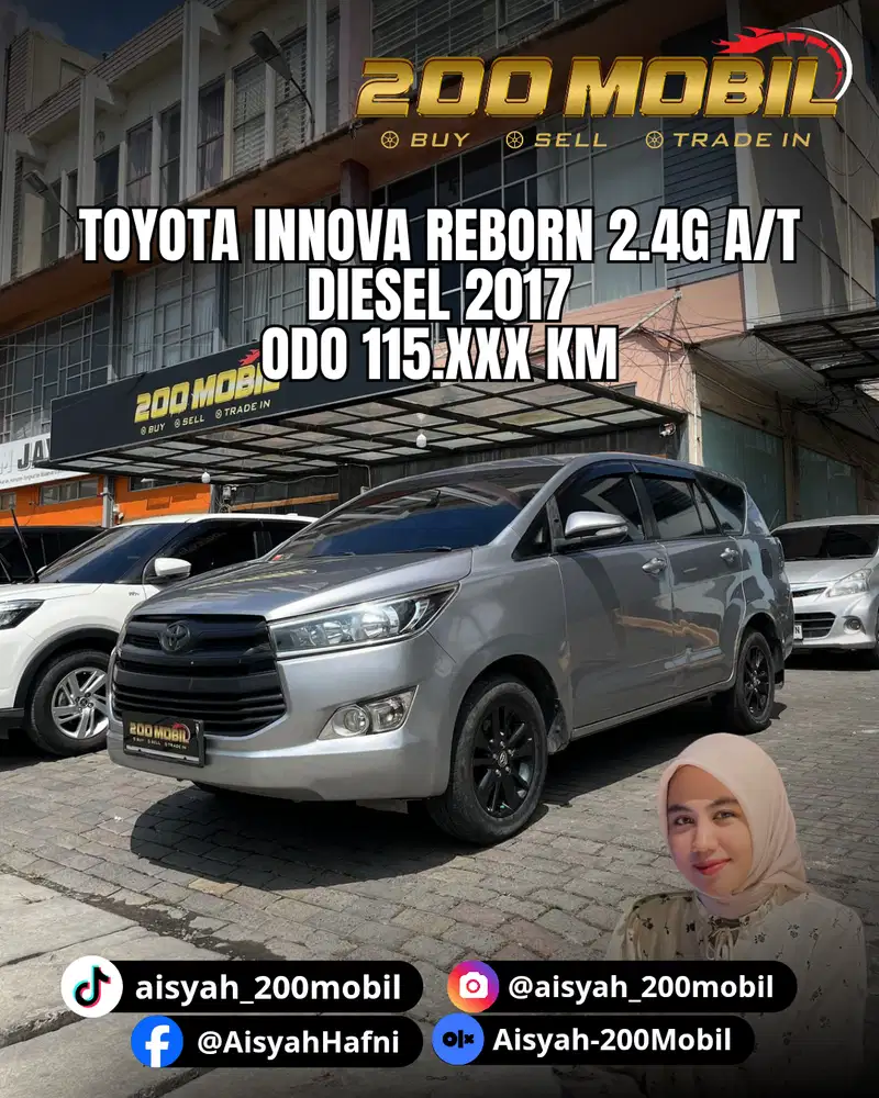 Toyota Innova Reborn 2.4 G A/T 2017 Diesel
