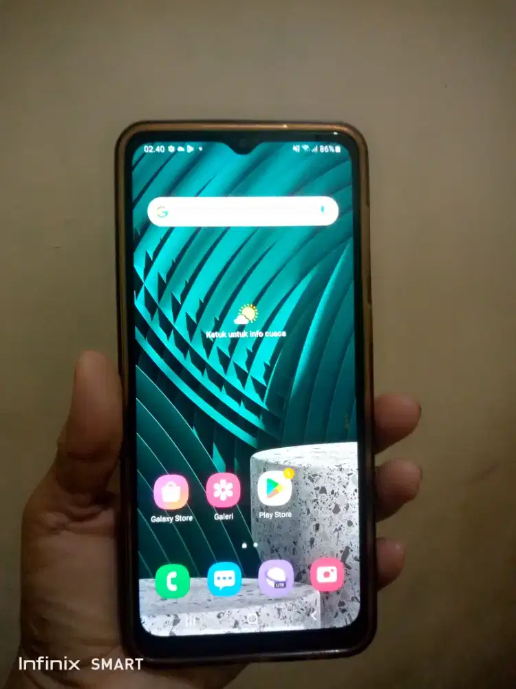 Samsung A02 ram 3/32 jaringan 4g