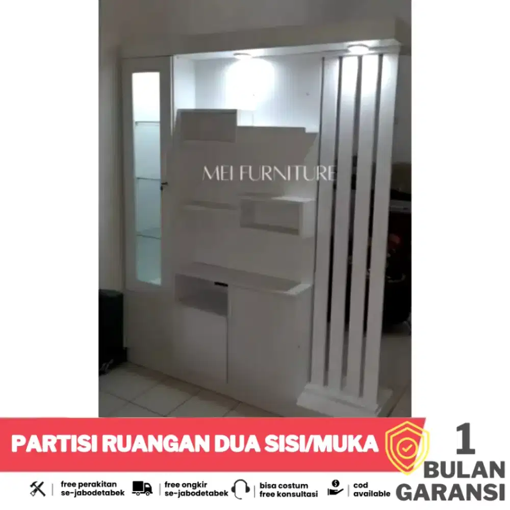 Lemari Penyekat Ruang Tamu Murah Bogor