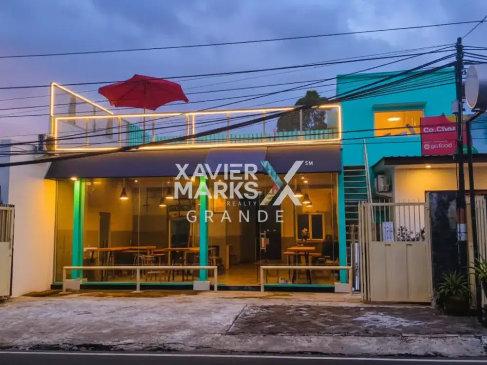 Disewakan Bangunan Eks Cafe 2 Lantai + Rooftop Selangkah ke Suhat, Malang