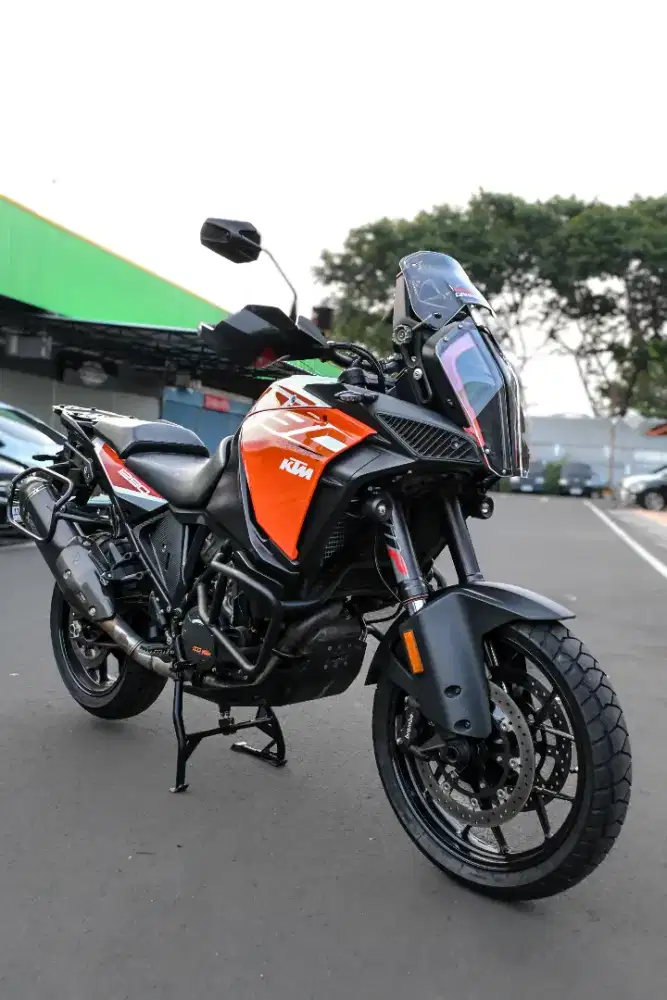 KTM 1290 SUPER ADVENTURE 2017 PUTIH ORANGE FULL ORIGINAL LIKE NEW