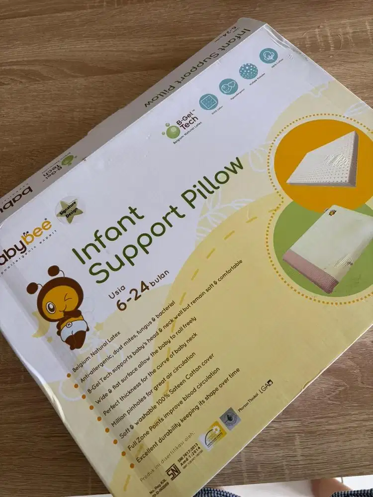 Bantal baby babybee pillow