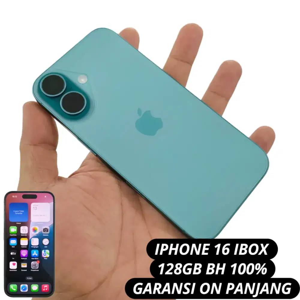 iphone 16 ibox 128gb BH 100% garansi on panjang