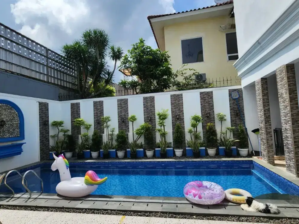 Rumah Mewah Cluster Exclusive Sentul City, Lengkap Furnish dan Kolam Renang