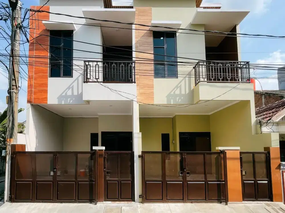 Di Jual Rumah Minimalis Siap Huni 2 lantai Pondok Ungu Permai Bekasi.