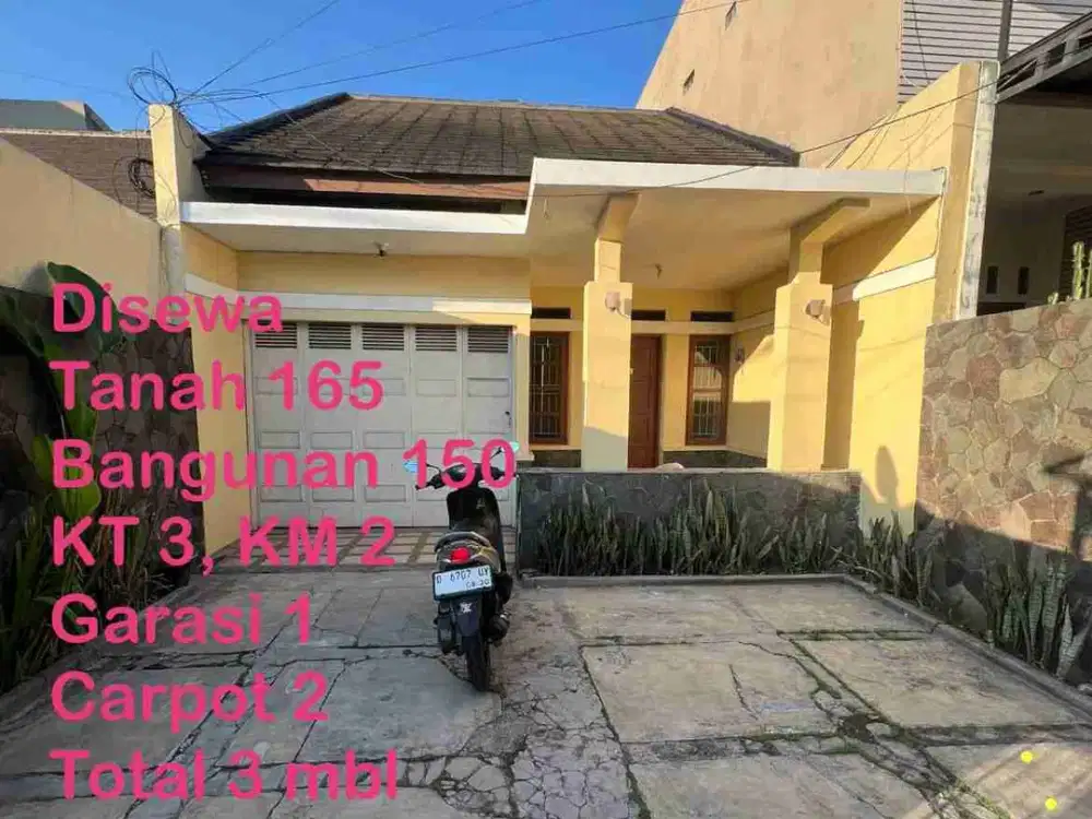 Di kontrakan Rumah siap huni lokasi strategis di Arcamanik cisaranten kulon