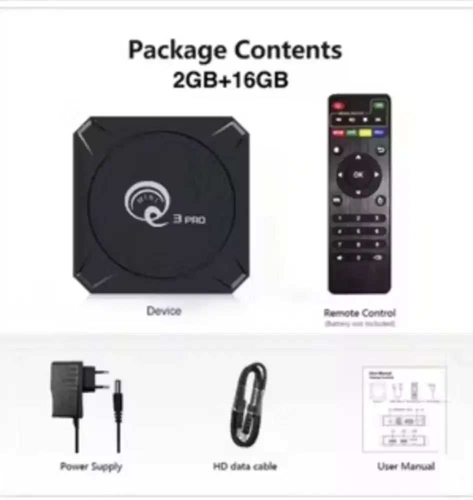 STB Q3 Pro 2/16 (Baru), ada Bonus