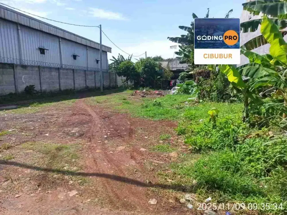 Tanah Di Cibubur Lokasi dekat  rumah sakit Mitra Cibubur