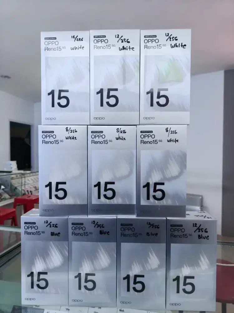 New OPPO Reno 15 5G 12/256GB Resmi Segel