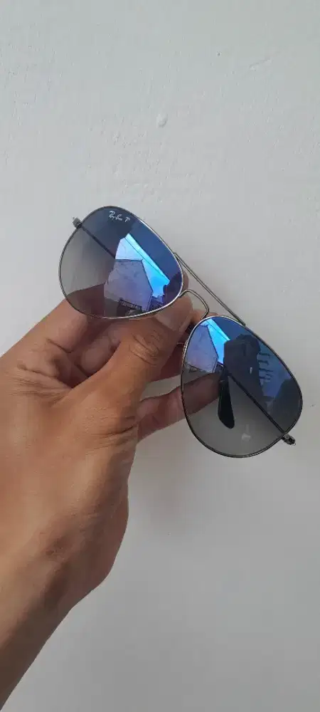 kacamata hitam Ray-Ban RB3025 Aviator Large Metal