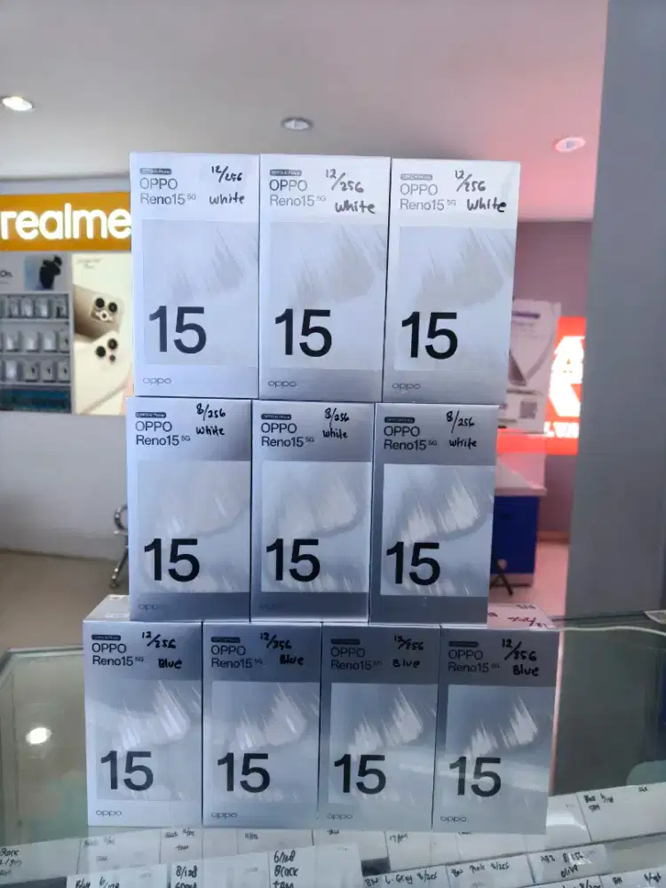 New OPPO Reno 15 5G 12/256GB Resmi Segel