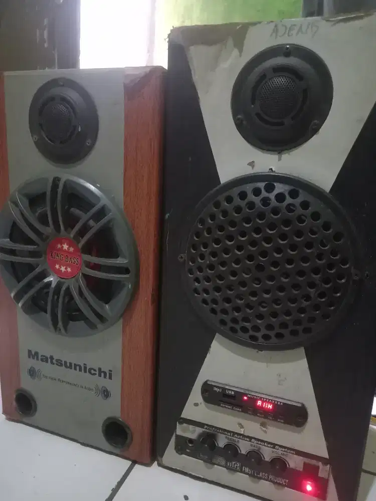 Speaker aktif 5 inch usb aux belum bluetooth