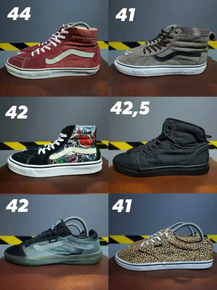 OBRAL!! Sepatu Vans (Old Skool/Authentic/Sk8/Slip On) Second ORIGINAL