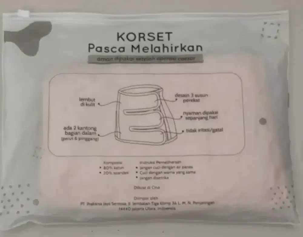 Korset untuk ibu setelah bersalin