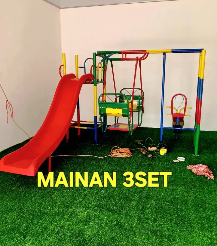 AYUNAN BESI. MAINAN 3SET. GRATIS ONGKIR JABODETABEK