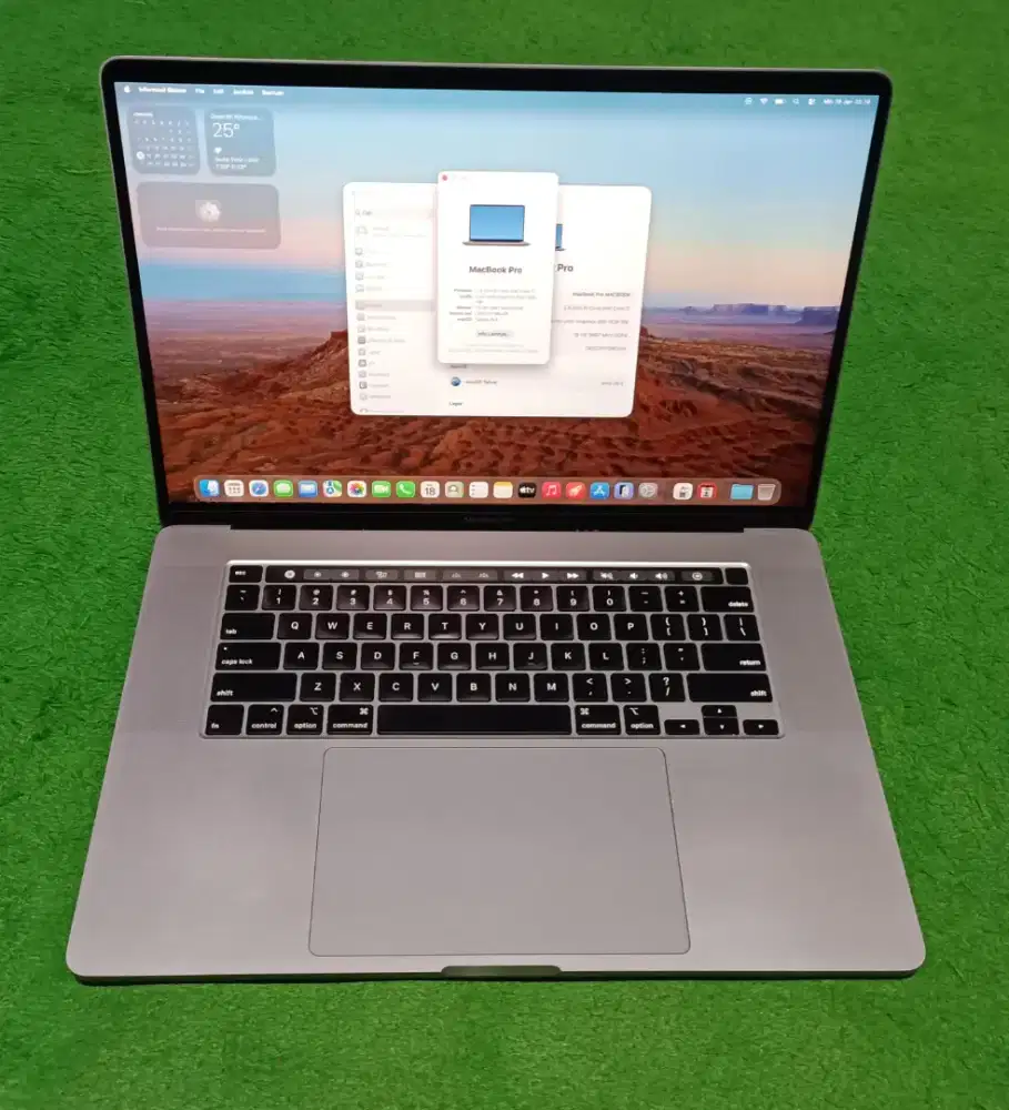 Macbook Pro 2019 16inch i7 16/512 Grey Touchbar Dual VGA Mulus Murah