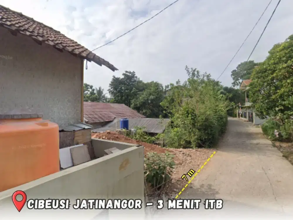 Tanah Jatinangor 160m² - 3 menit ke ITB Potensi investasi tinggi