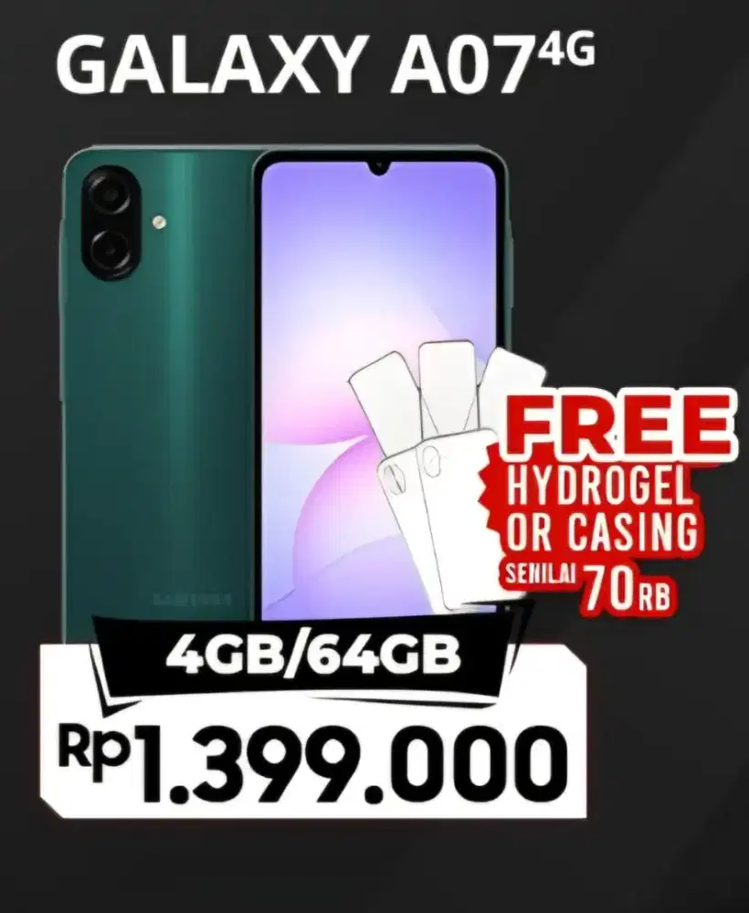 Samsung Galaxy A07 4/64 Free Hydrogel / Softcase